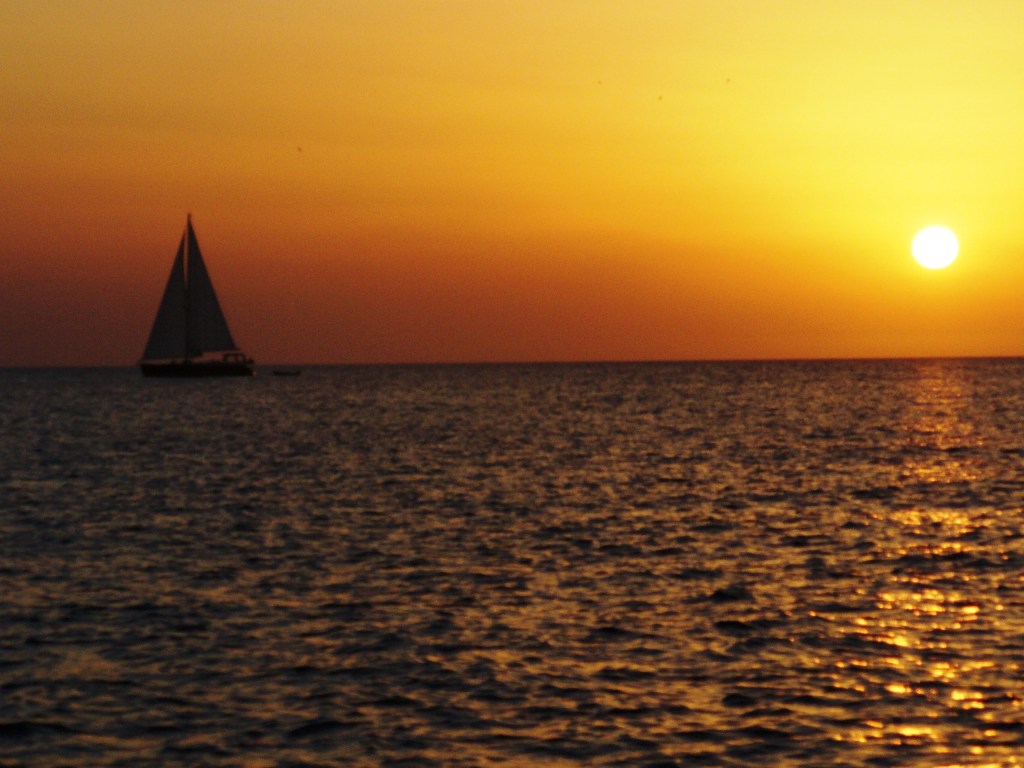 Puesta de sol en San Antonio, Ibiza, Baleares